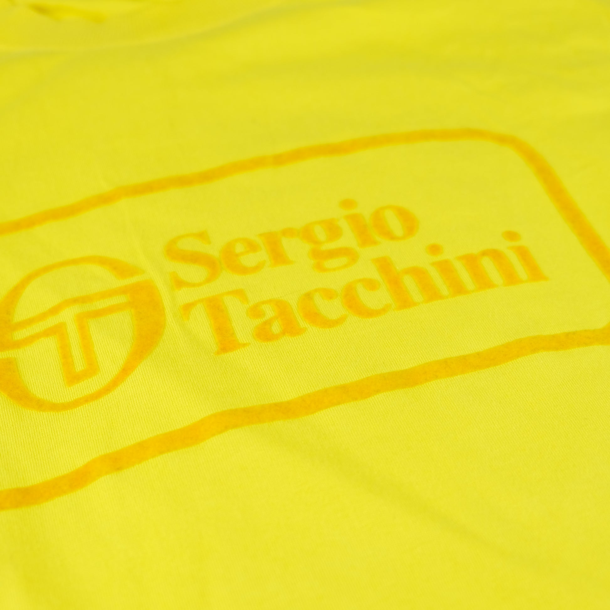 Sergio Tacchini T-Shirt Vintage L Detailansicht