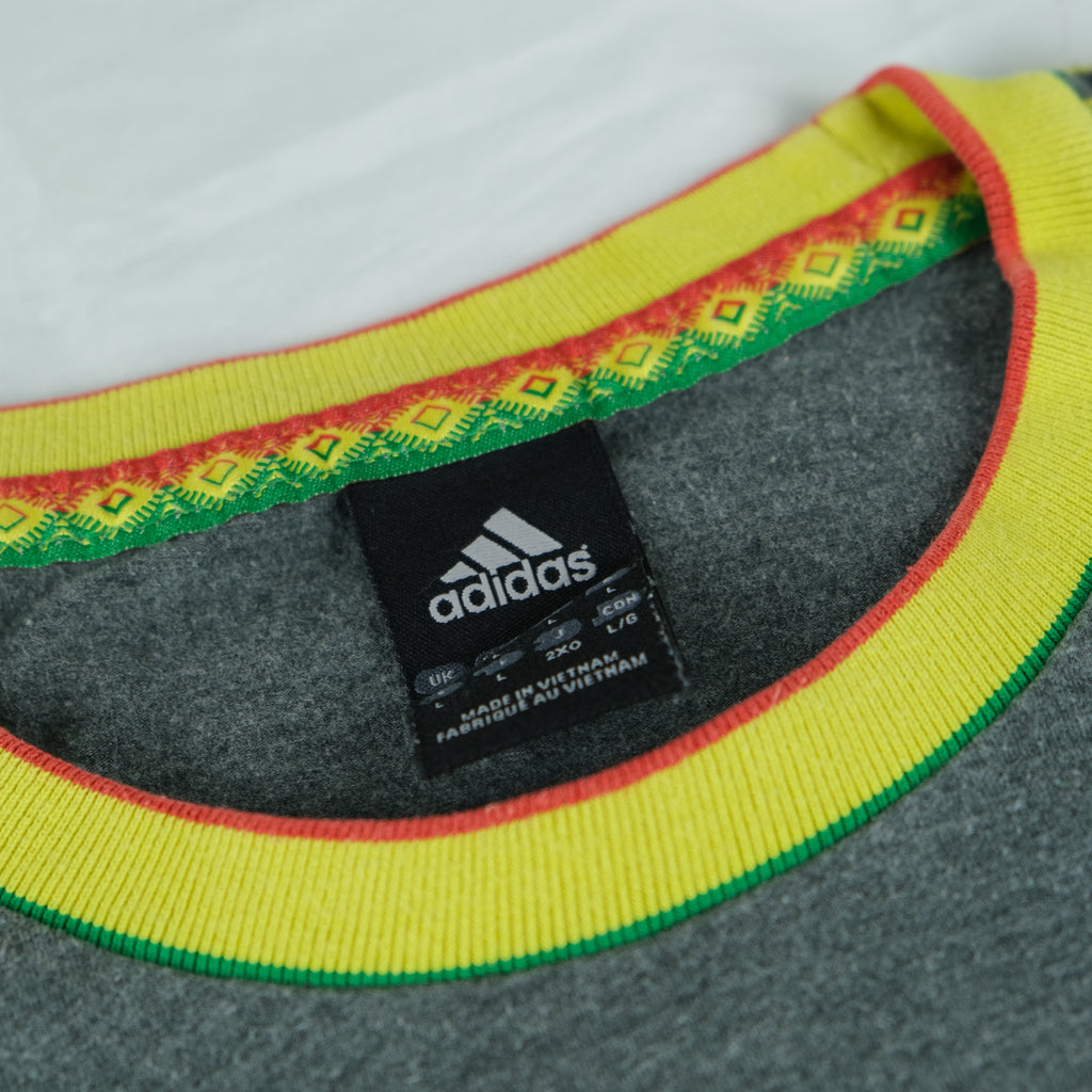 Adidas T-Shirt Vintage hellgrau Ansicht 3