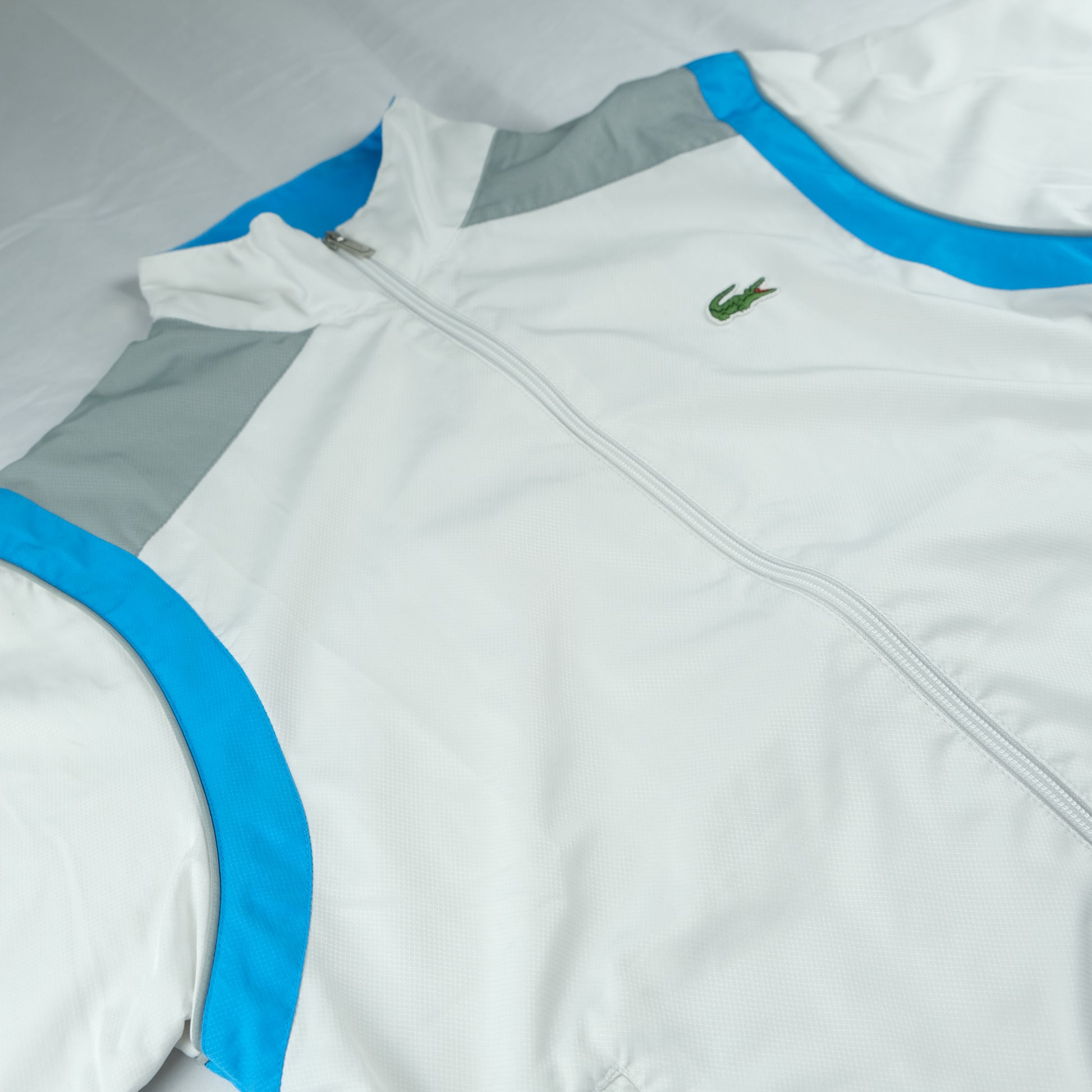 Lacoste Trackjacke Vintage weiss Ansicht 3