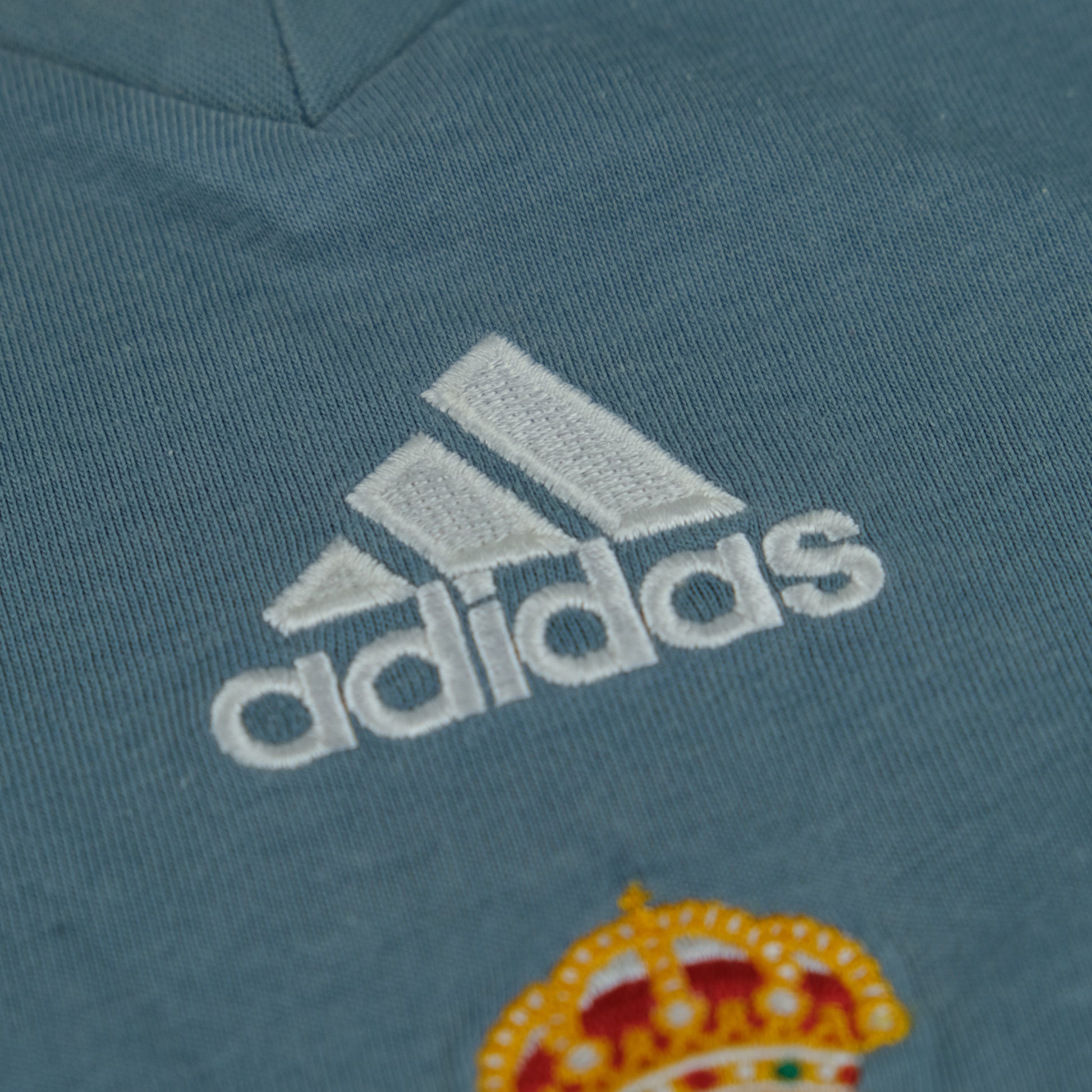 Adidas T-Shirt Vintage graublau Ansicht 2