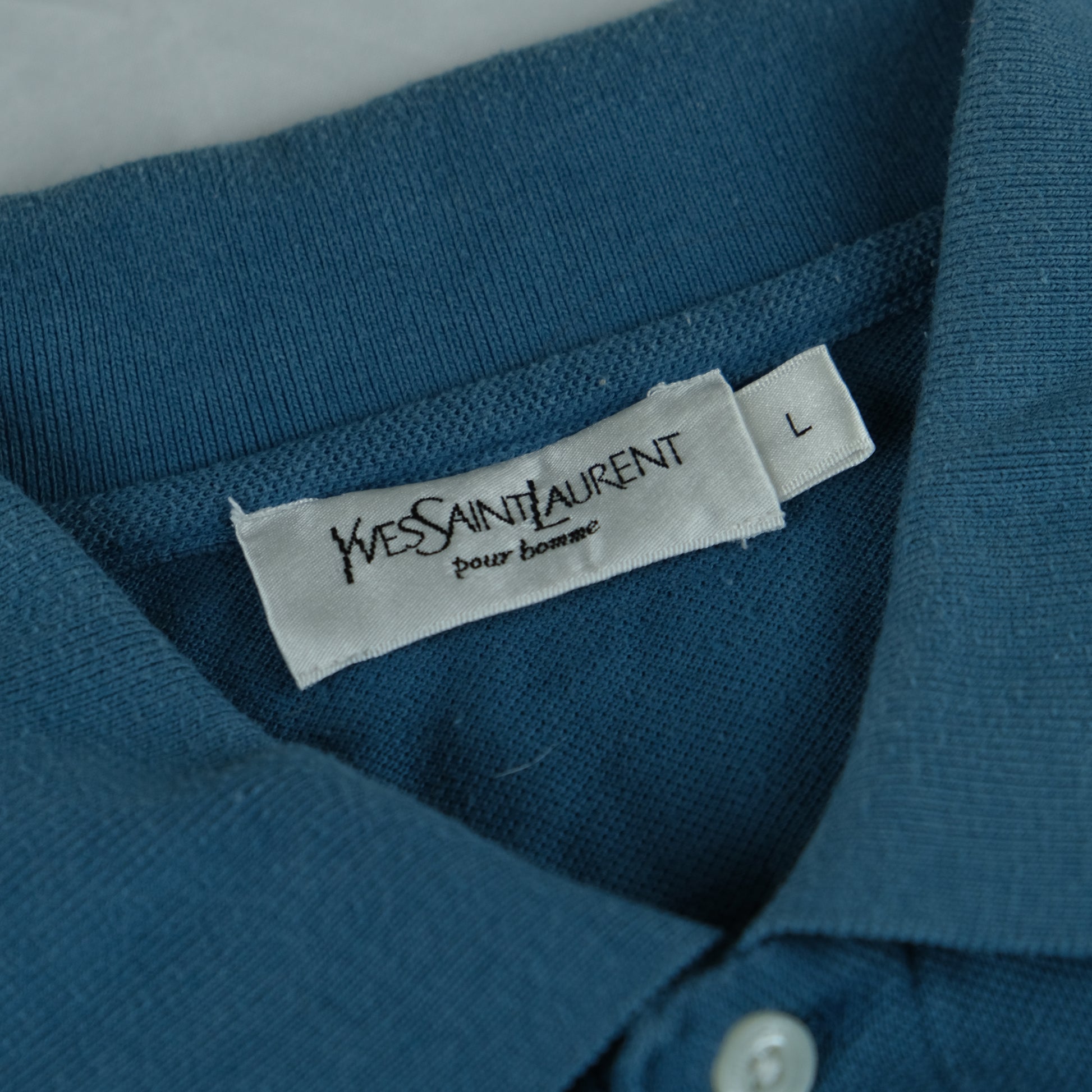 Yves Saint Laurent Polo Vintage blau Ansicht 2