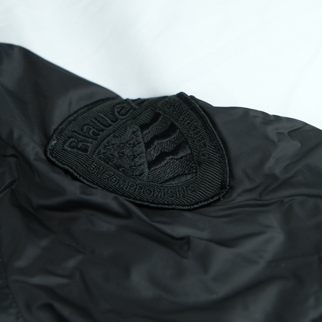 Blauer Windjacke Vintage anthrazit Ansicht 2