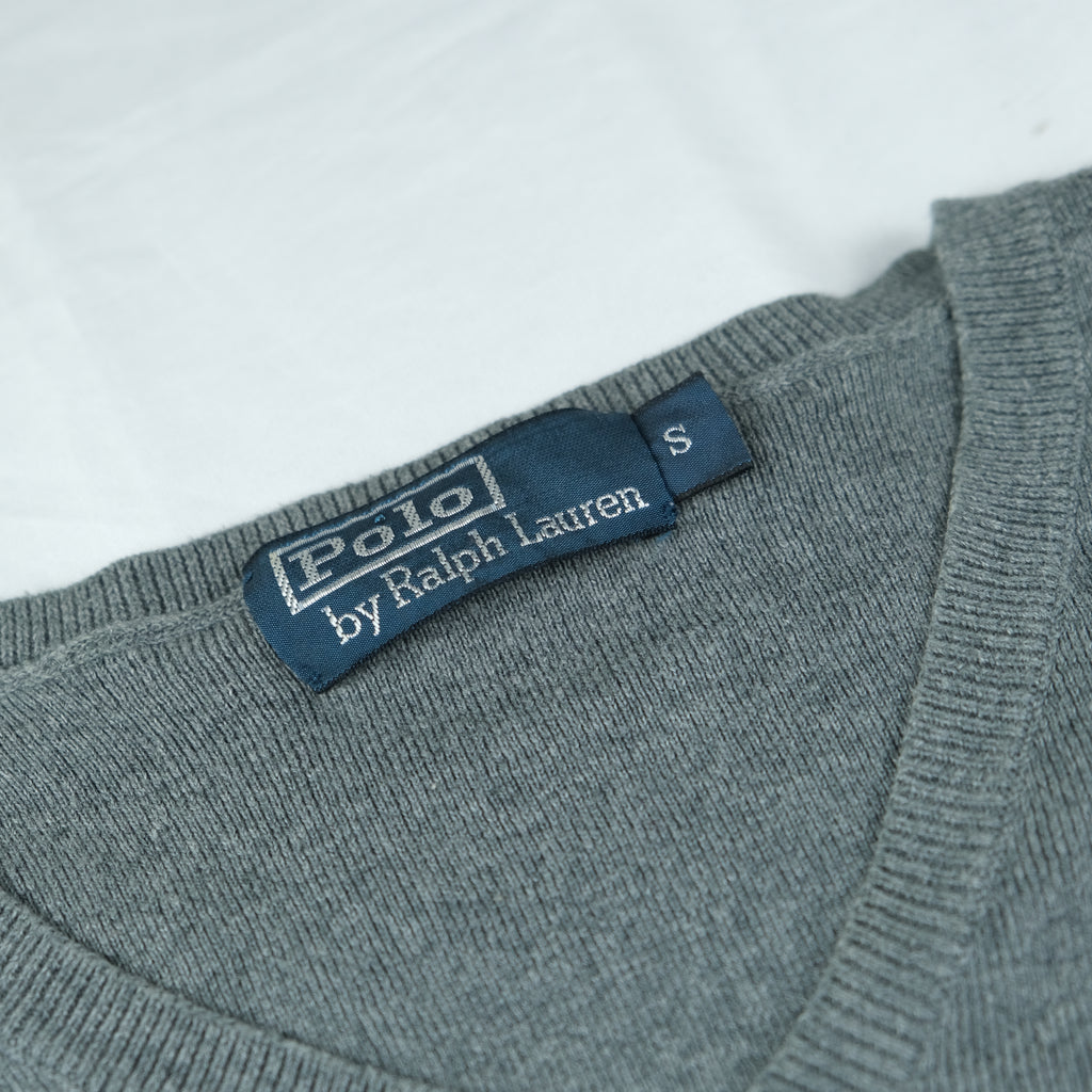 Ralph Lauren Pullover Vintage hellgrau Ansicht 2