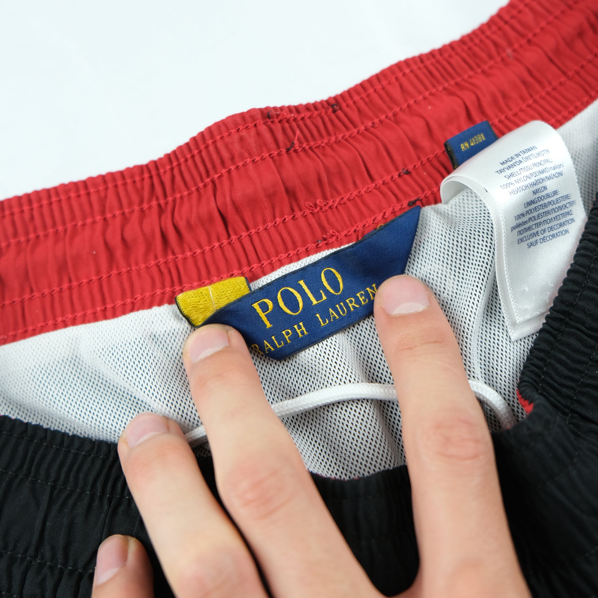 Ralph Lauren Badehose Vintage schwarz Ansicht 2