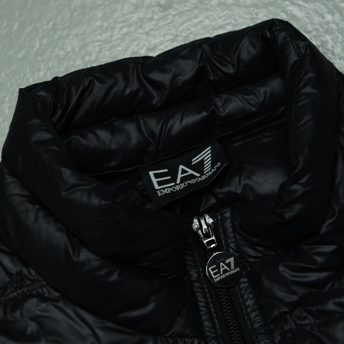 EA7 Weste Vintage schwarz Ansicht 3
