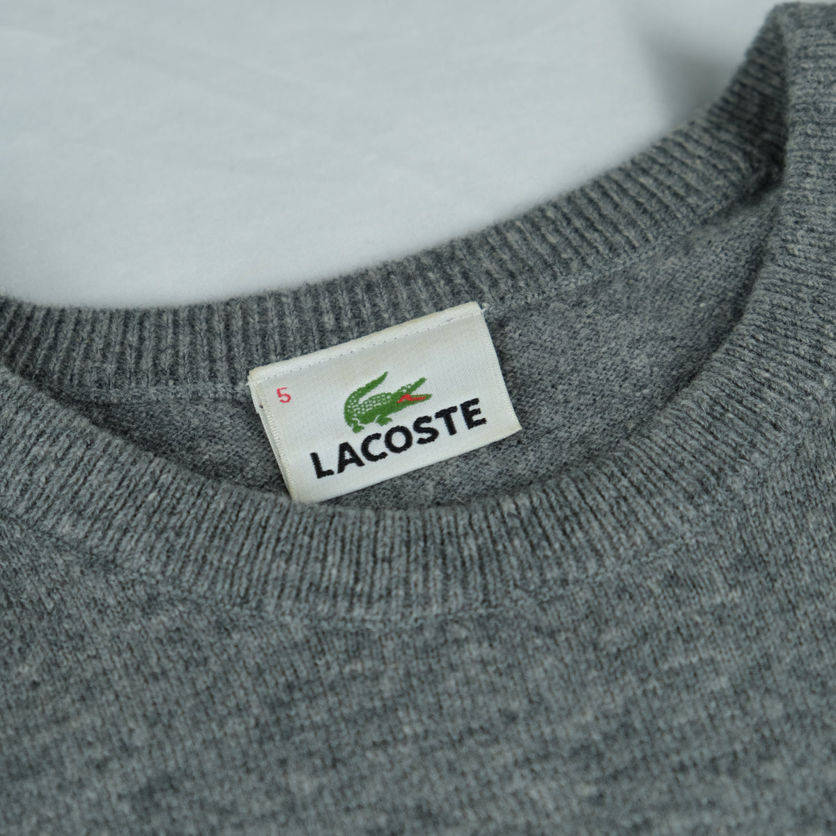 Lacoste Sweater Vintage grau Ansicht 2