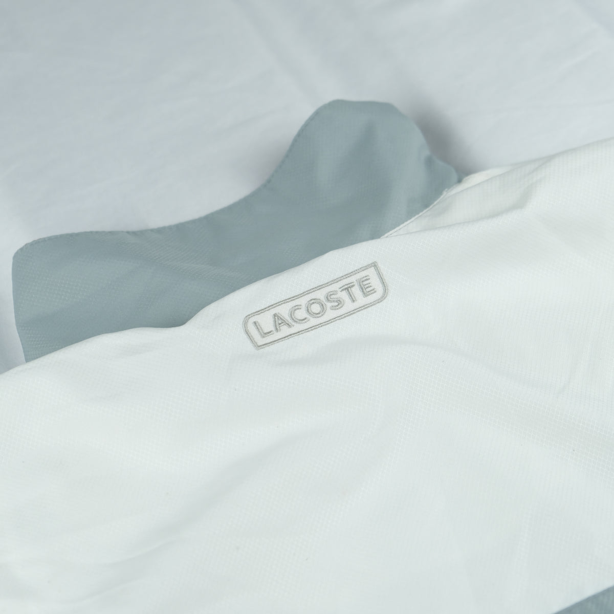 Lacoste Trackjacke Vintage silber Ansicht 5