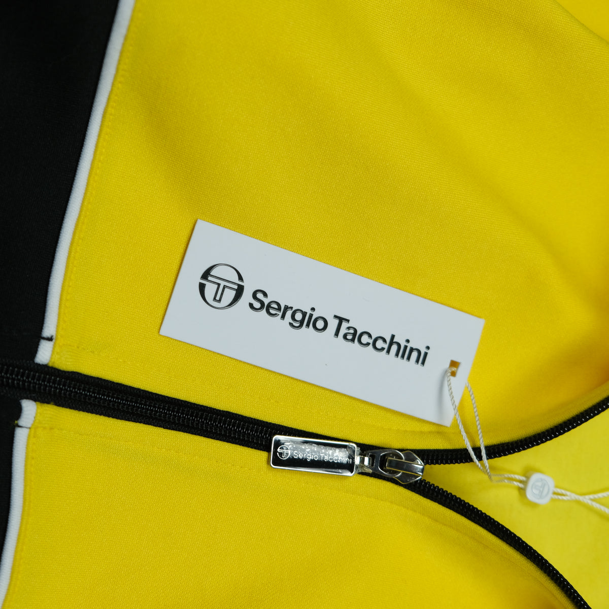 Sergio Tacchini Trackjacke Vintage Gelb Ansicht 3