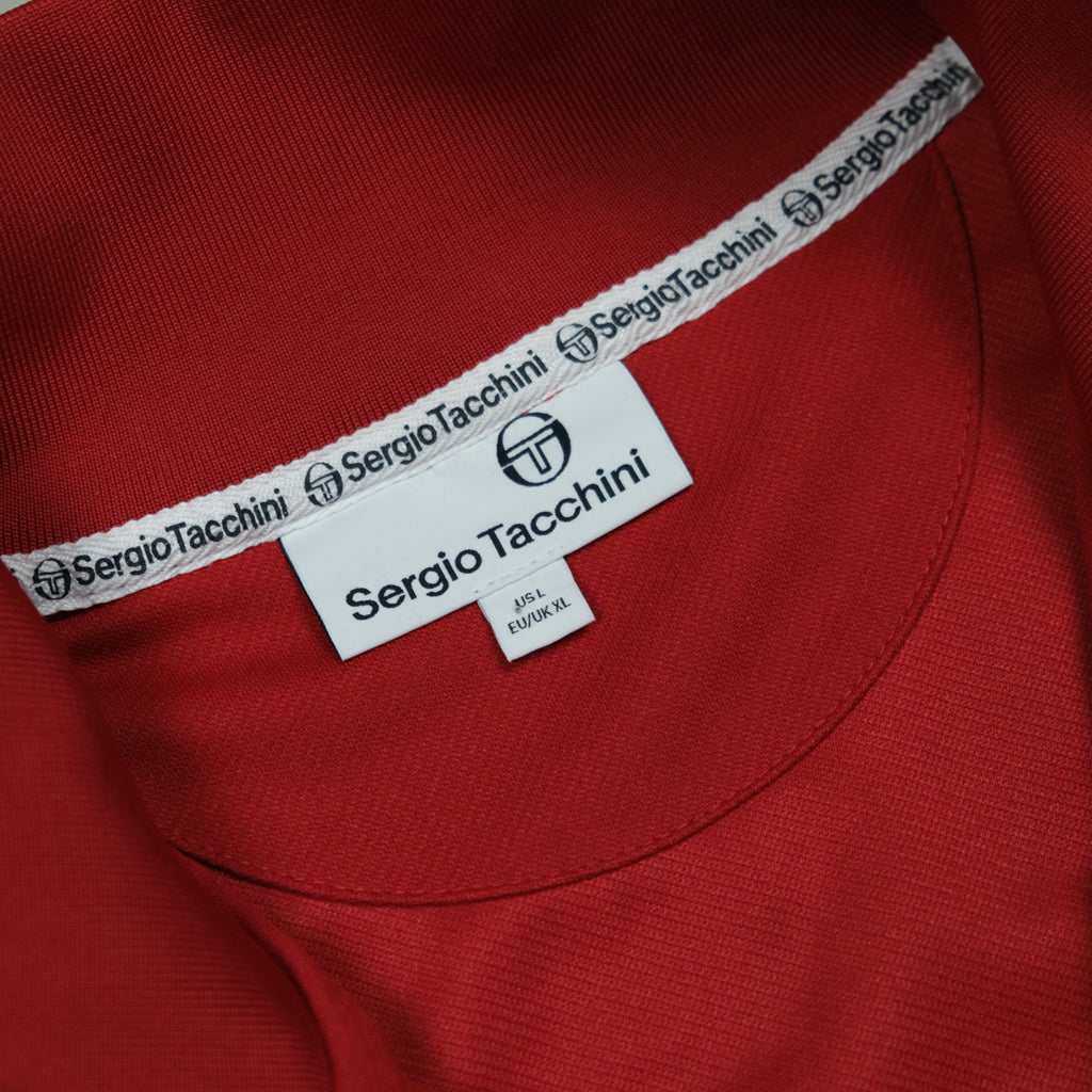 Sergio Tacchini Trackjacke Vintage Schwarz Ansicht 4