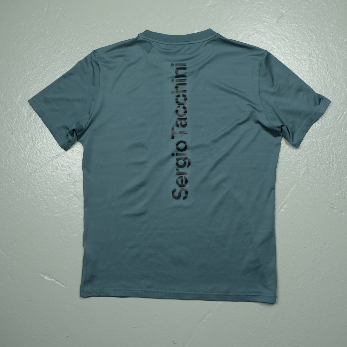 Sergio Tacchini T-Shirt Vintage Petrolblau Ansicht 4