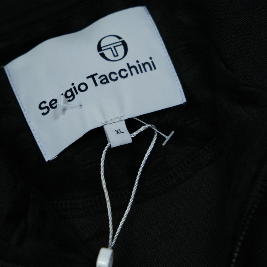 Sergio Tacchini Trackjacke Vintage Schwarz Ansicht 5