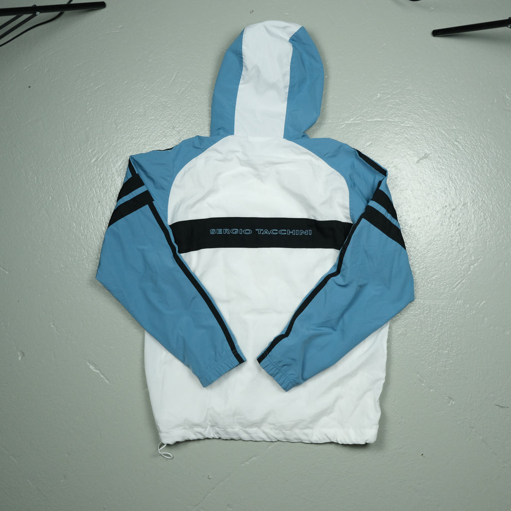 Sergio Tacchini Trackjacke Vintage Weiss Ansicht 5