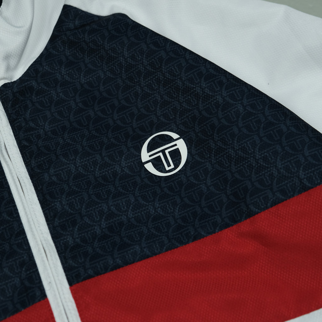 Sergio Tacchini Trackjacke Vintage S-M Detailansicht