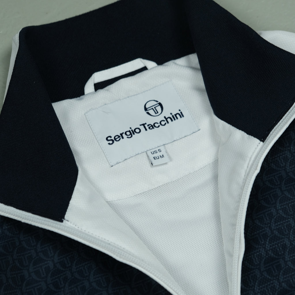 Sergio Tacchini Trackjacke Vintage Weiss Ansicht 5