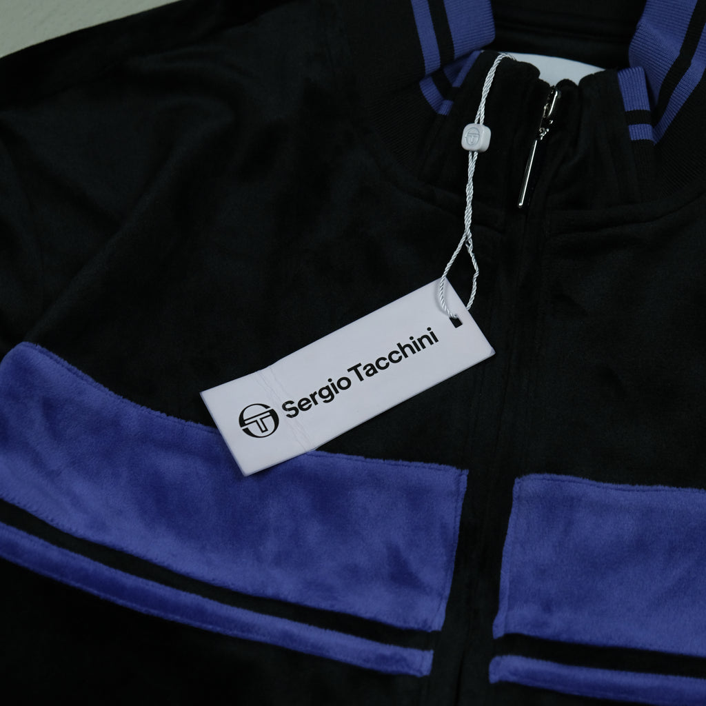 Sergio Tacchini Tracksuit Vintage Schwarz Ansicht 4