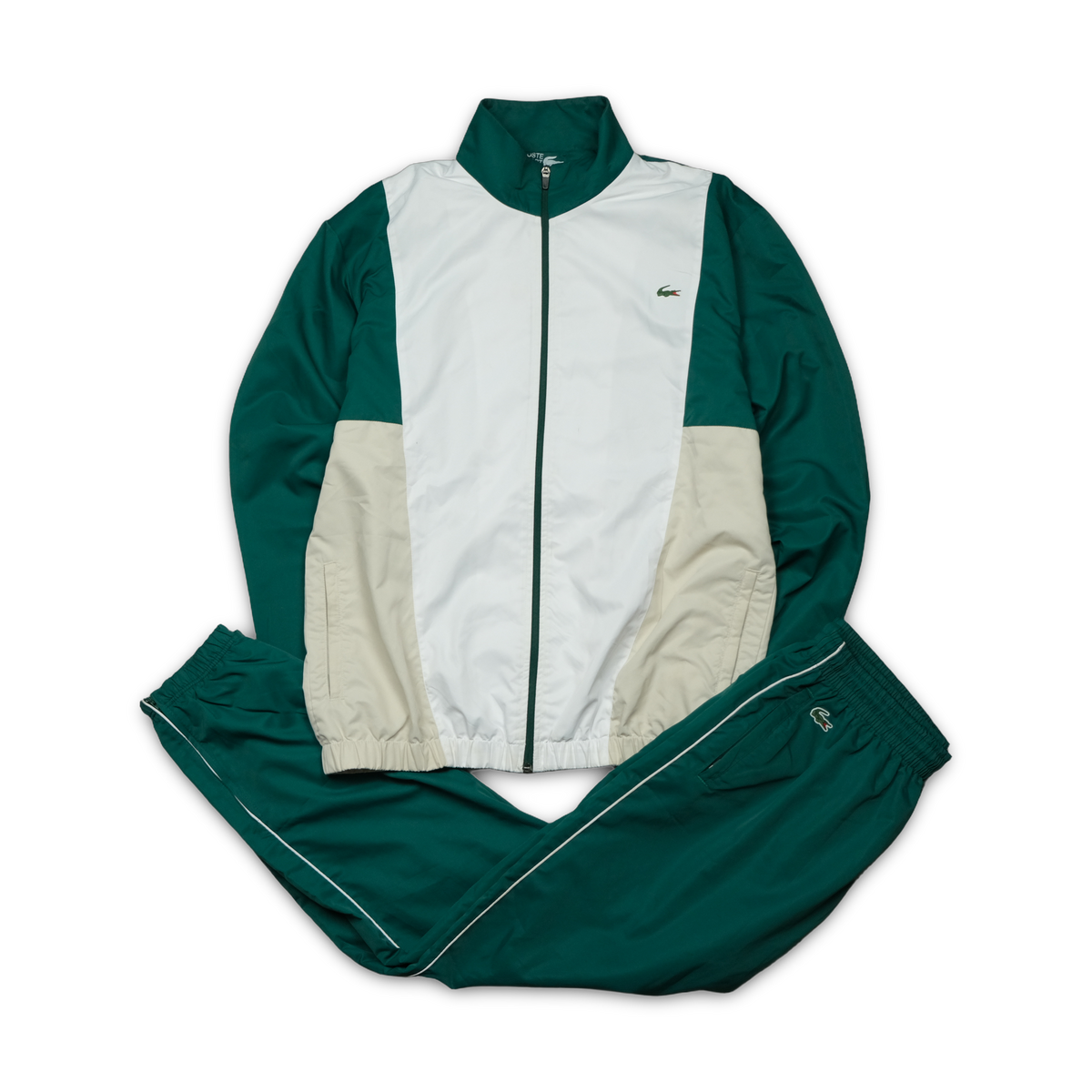 Lacoste Tracksuit silber Vintage — zuerivintage Zürich