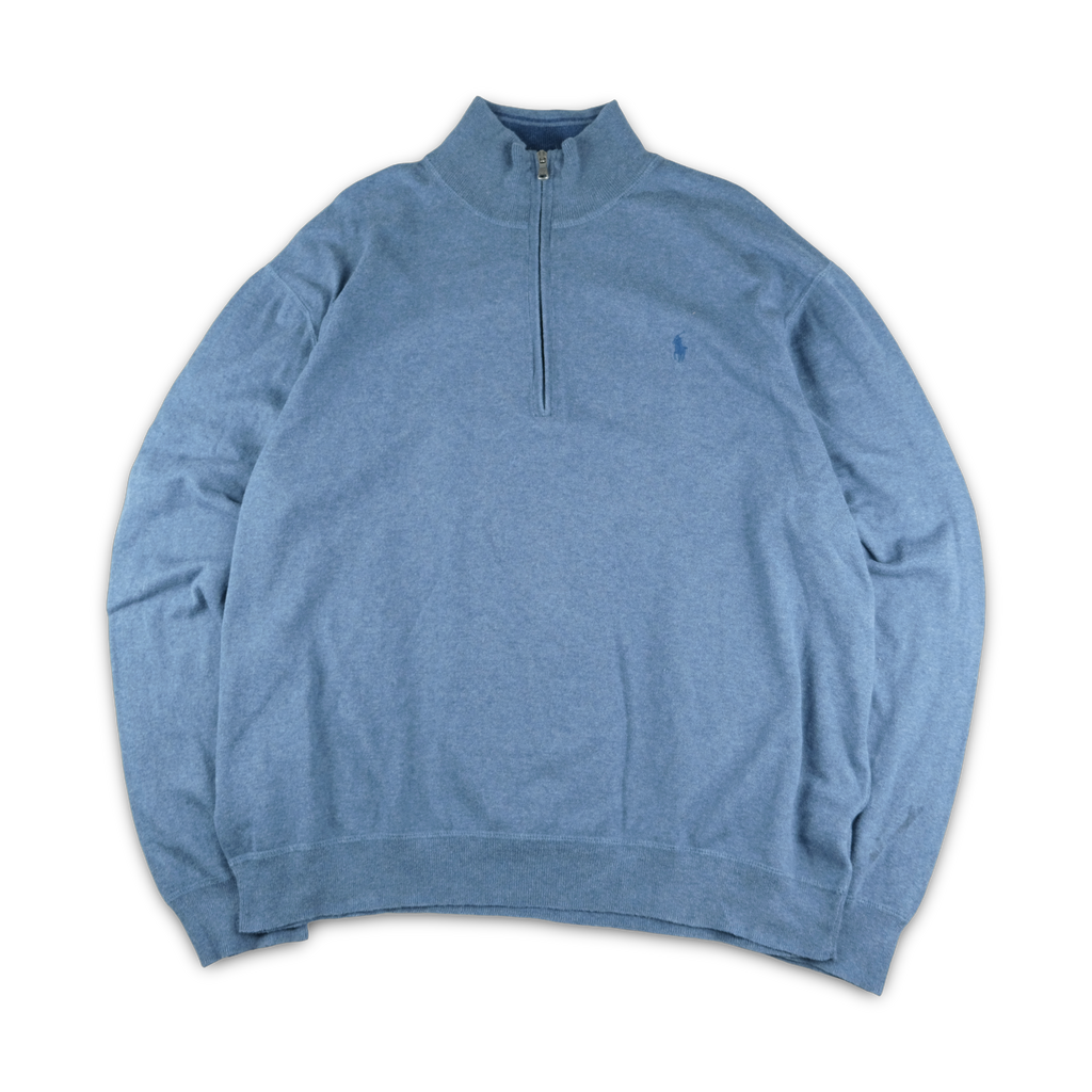 Ralph Lauren Quarterzip (Sweater) dunkelgrau Vintage — zuerivintage Zürich