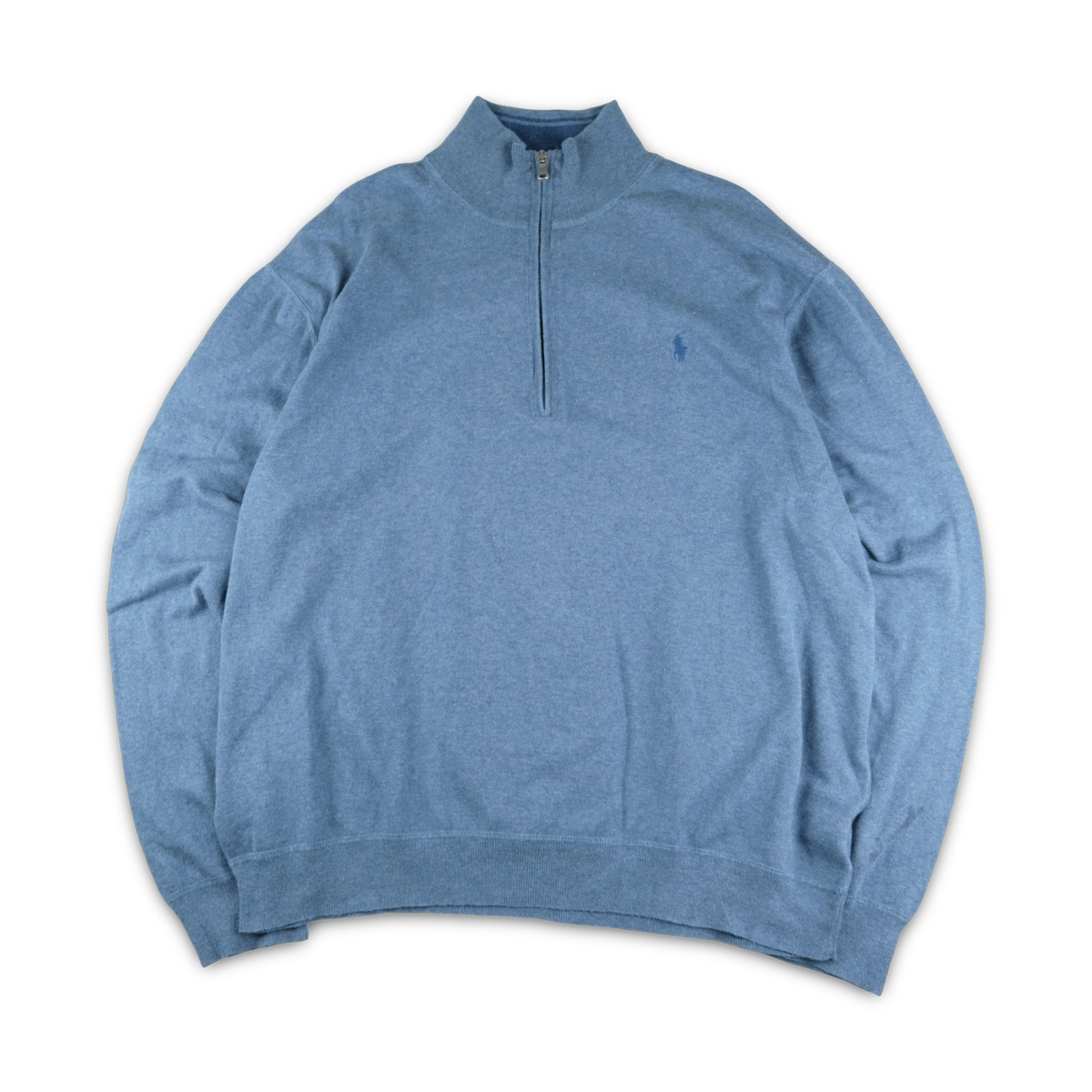 Ralph Lauren Quarterzip (Sweater) dunkelgrau Vintage — zuerivintage Zürich