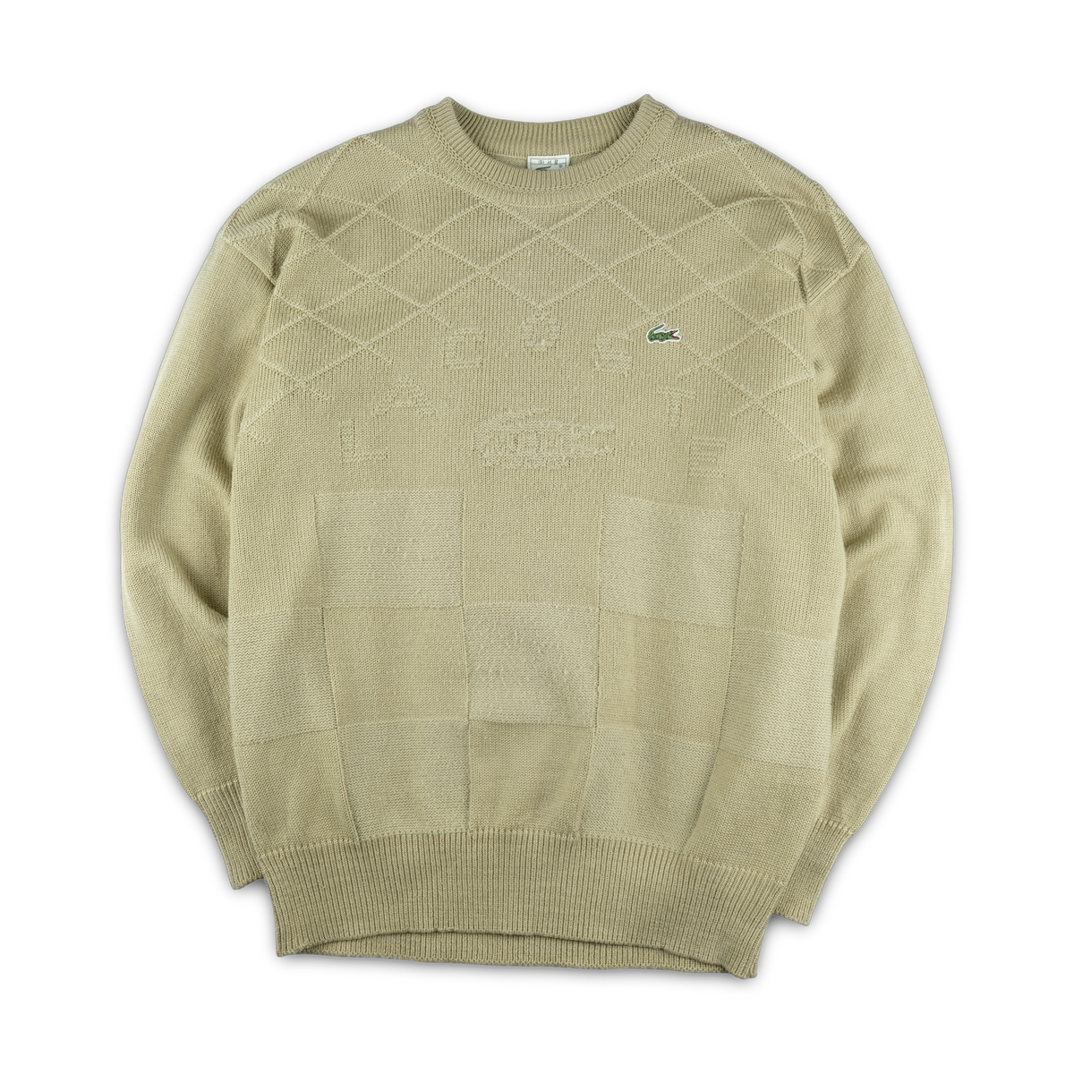 Lacoste Knit-Sweater grau Vintage — zuerivintage Zürich