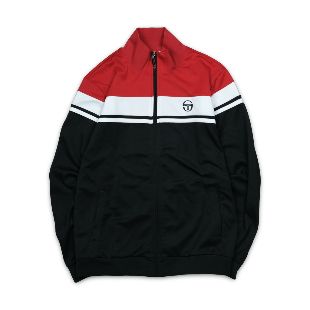 Sergio Tacchini Trackjacke Schwarz Vintage — zuerivintage Zürich