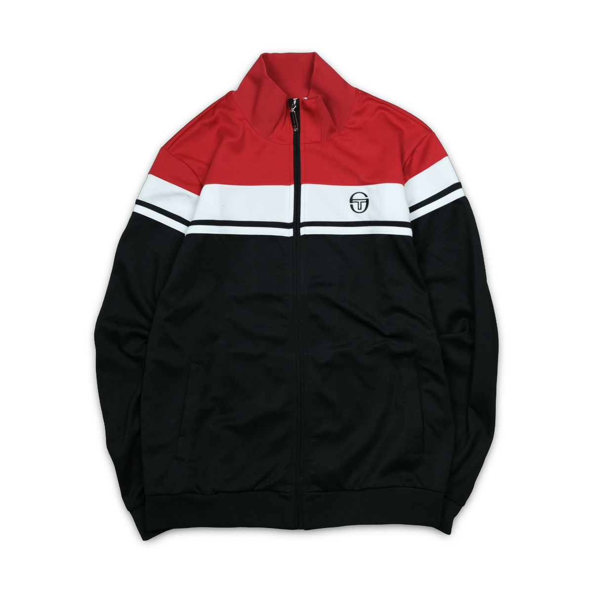 Sergio Tacchini Trackjacke Schwarz Vintage — zuerivintage Zürich