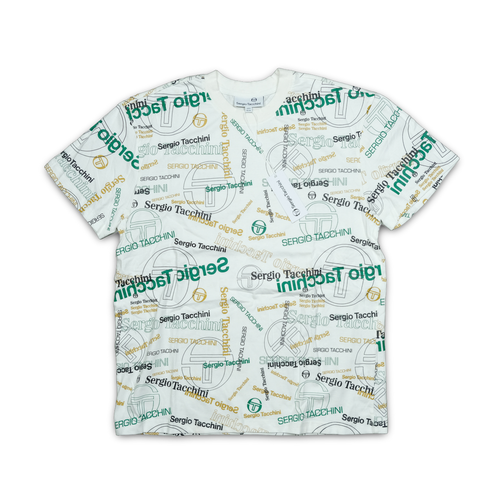 Sergio Tacchini T-Shirt Weiss Vintage — zuerivintage Zürich