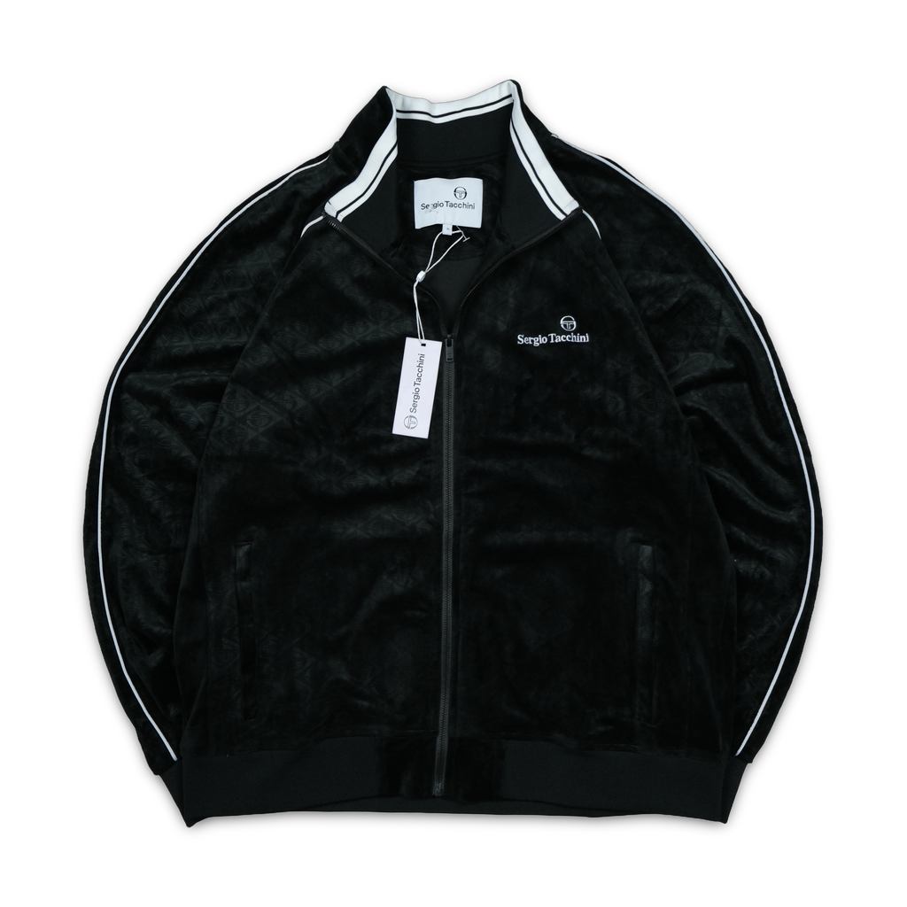Sergio Tacchini Trackjacke Schwarz Vintage — zuerivintage Zürich