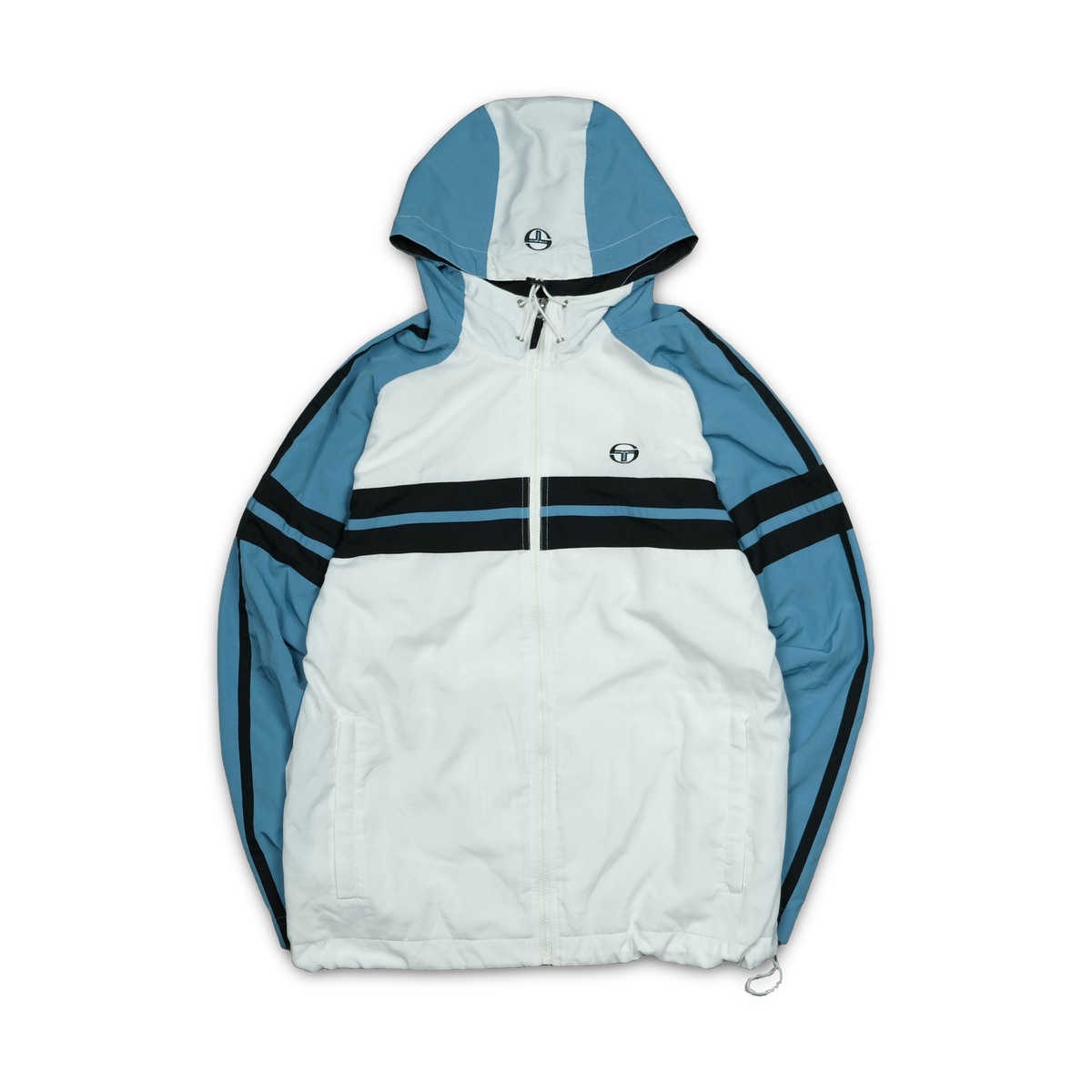 Sergio Tacchini Trackjacke Weiss Vintage — zuerivintage Zürich