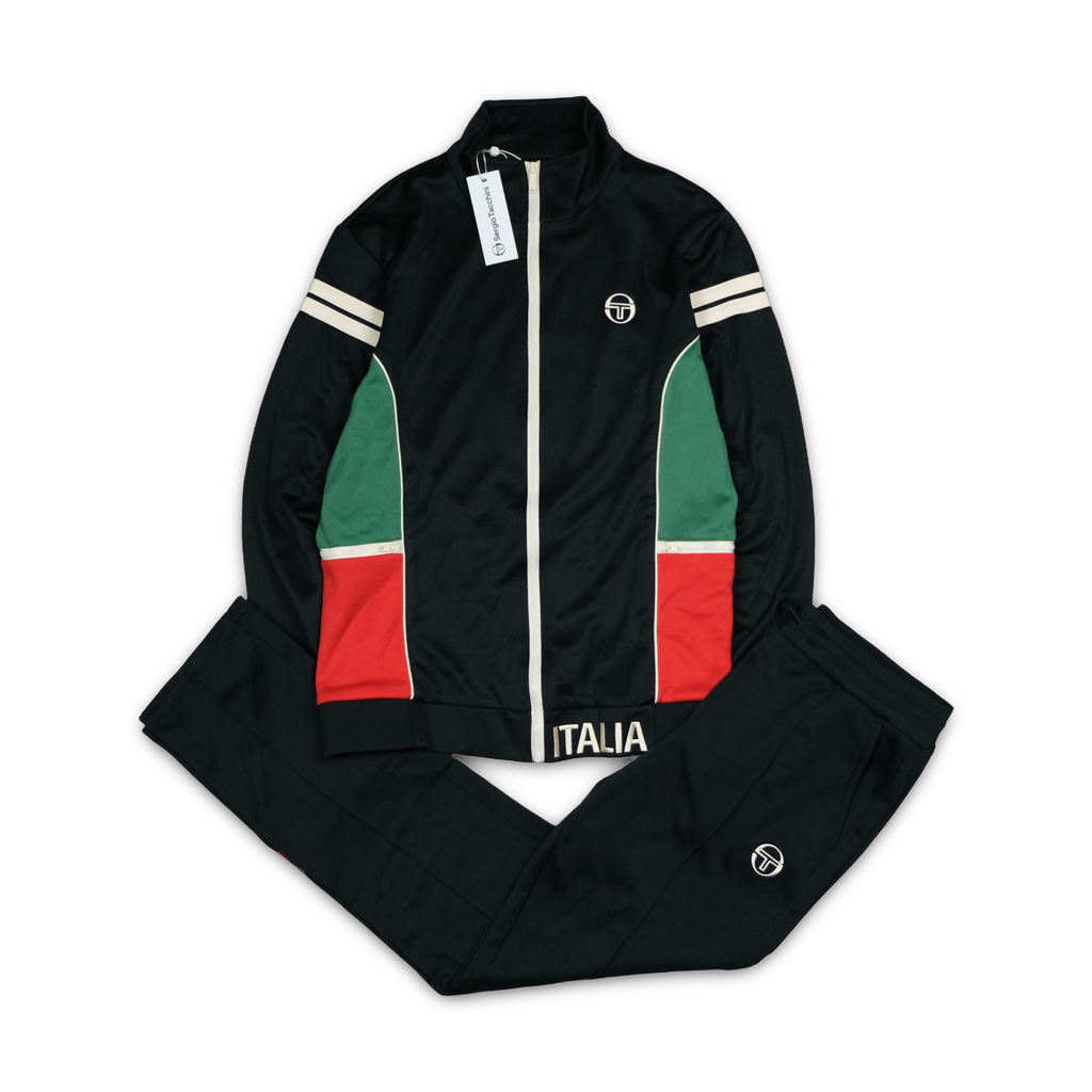 Sergio Tacchini Tracksuit Schwarz Vintage — zuerivintage Zürich