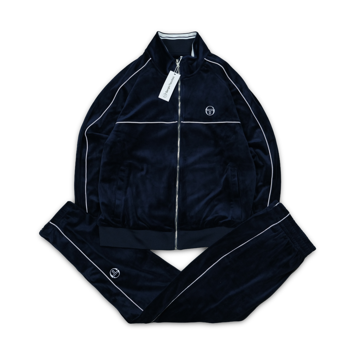 Sergio Tacchini Tracksuit dunkelblau Vintage — zuerivintage Zürich