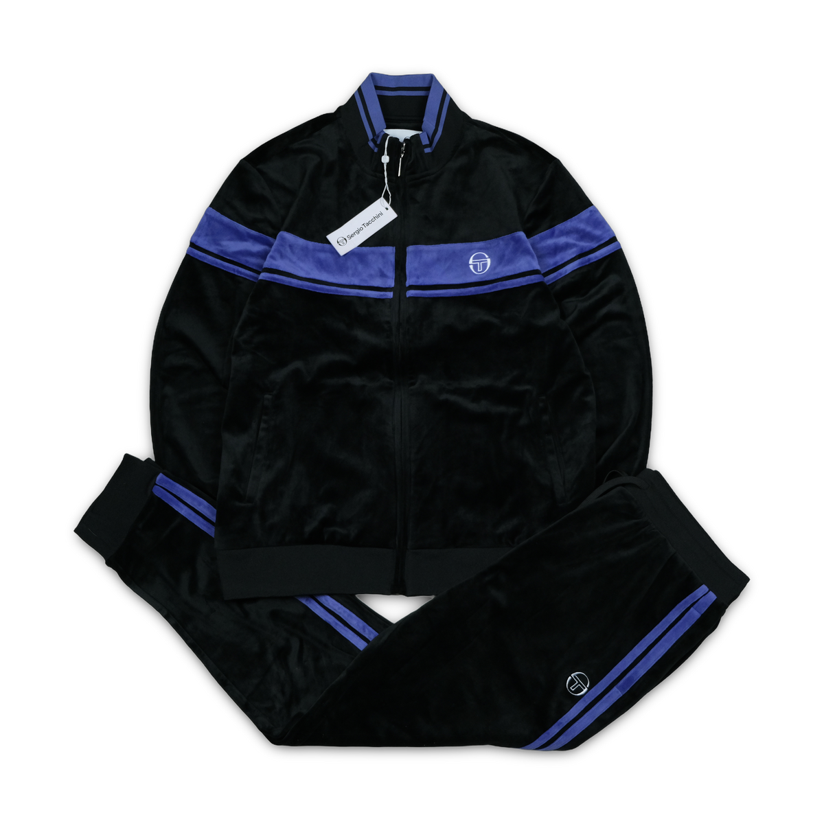 Sergio Tacchini Tracksuit Schwarz Vintage — zuerivintage Zürich
