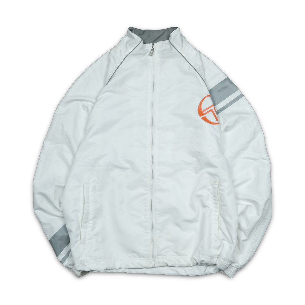 Sergio Tacchini Trackjacke Weiss Vintage — zuerivintage Zürich