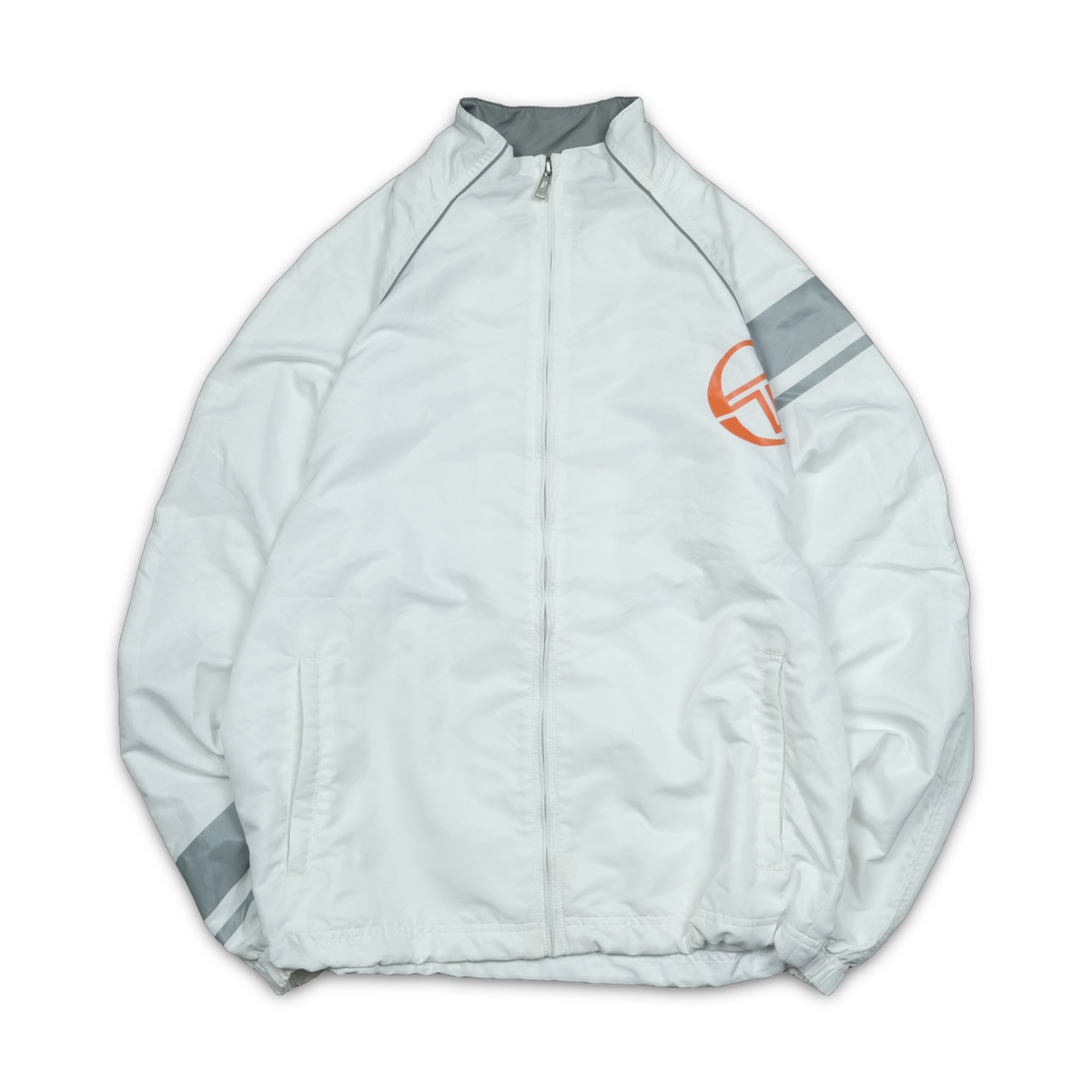 Sergio Tacchini Trackjacke Weiss Vintage — zuerivintage Zürich