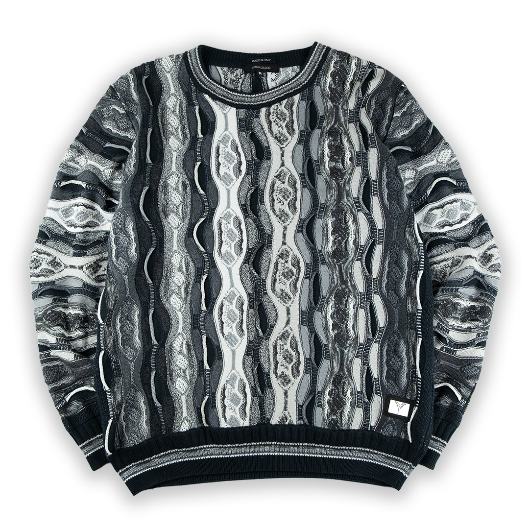 Carlo Colucci Sweater Vintage dunkelgrau Ansicht 3
