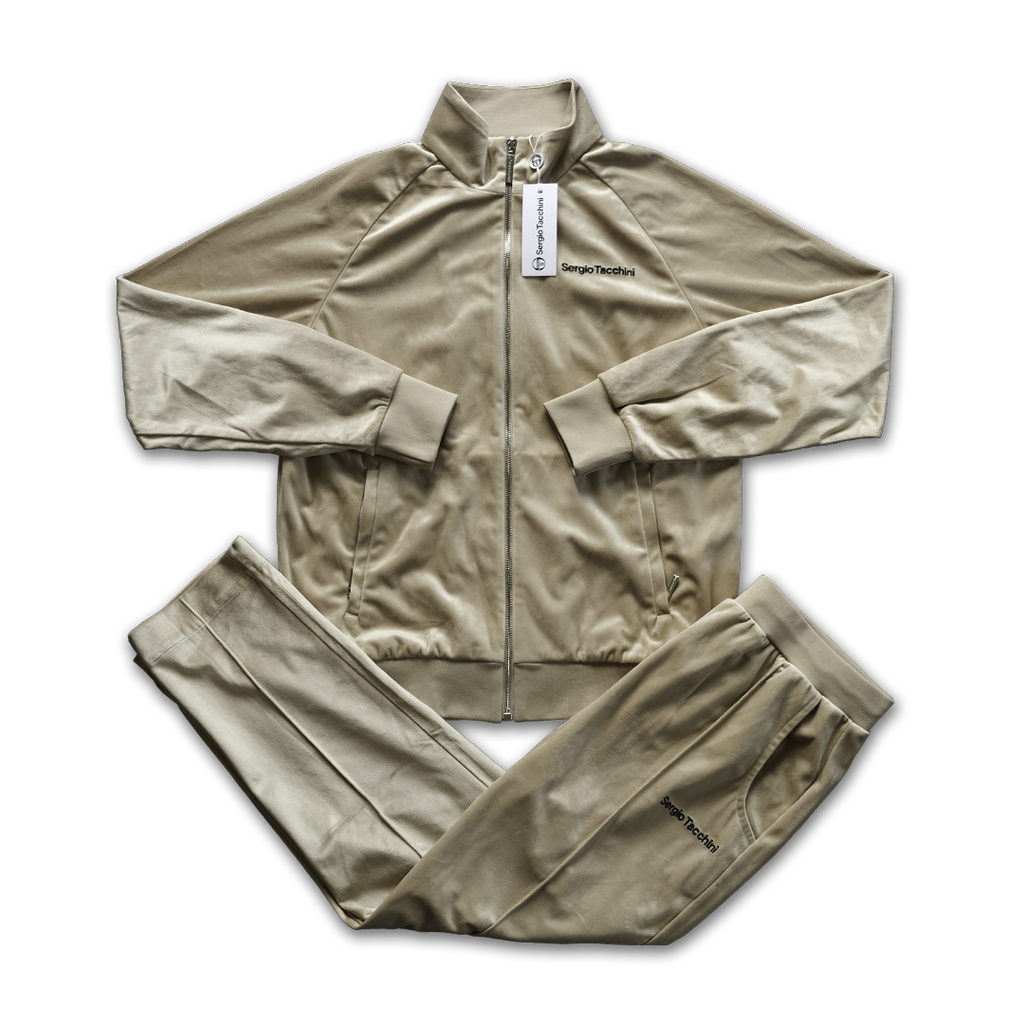 Sergio Tacchini Velour Tracksuit - brandnew (S)